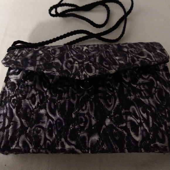 Express Floral Lace Flare Skirt and  Matching Clutch Purse - Picture 13 of 13